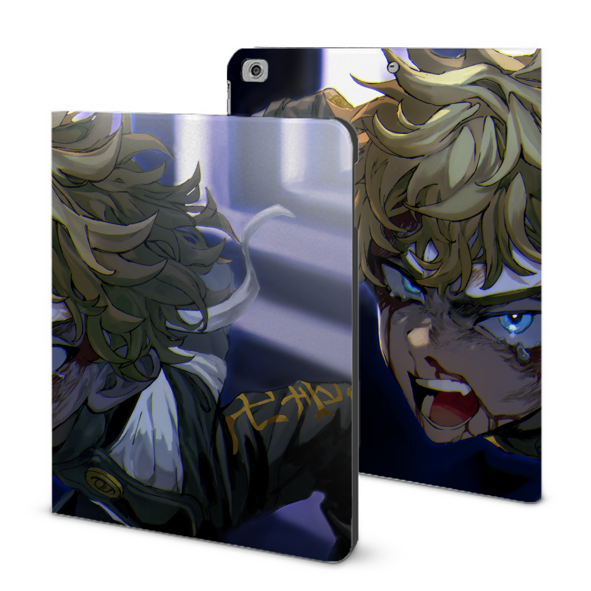 （画像用） 東京リベンジャーズ Tokyo Revengers IPad ケース ブック型 PUレザー TPU 耐衝撃 軽量 薄型 ペン収納なし 全面保護 IPad 各モデル対応